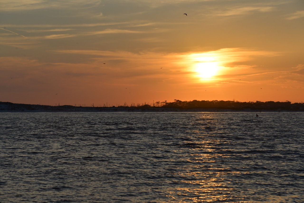 Sunset Over the Gulf Coast